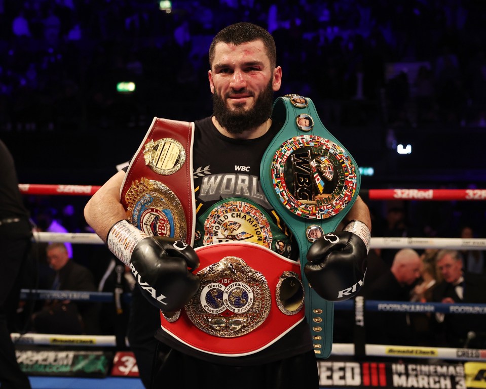 Artur Beterbiev is the unified light-heavyweight champion