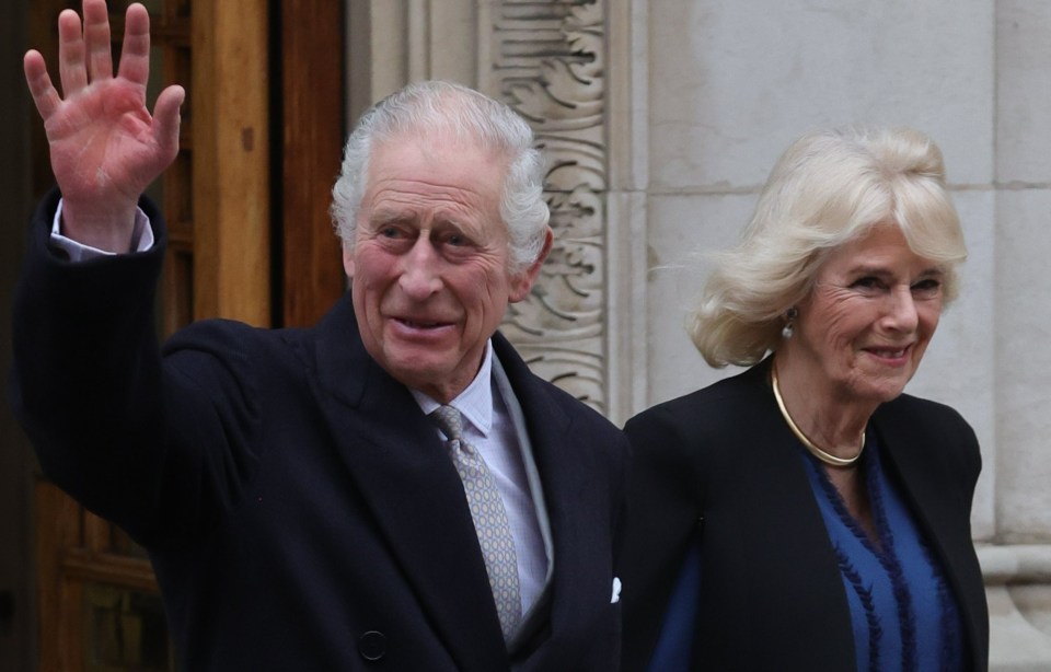 It comes after Charles waved to Royal fans as he left the clinic with Queen Camilla yesterday