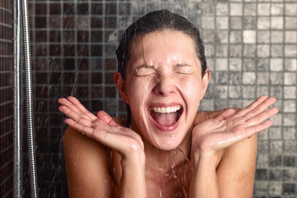 Have a 30-second blast of cold water at the end of your shower - that warm towel will feel even better