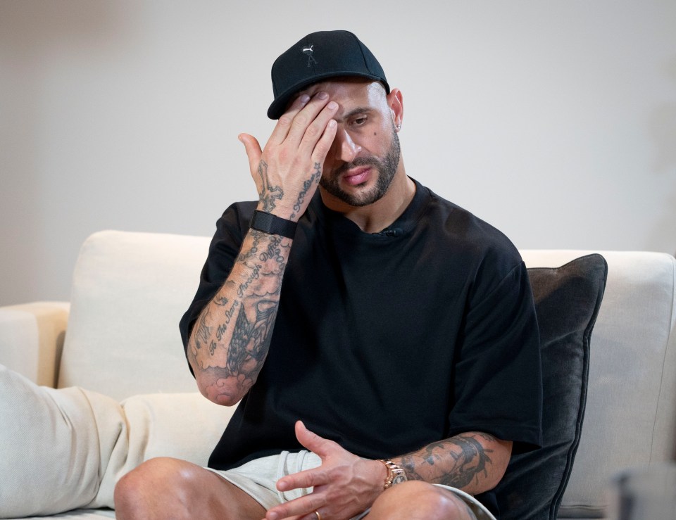 Kyle Walker, 33, admitted he was selfish not to tell his pregnant wife about his second secret child