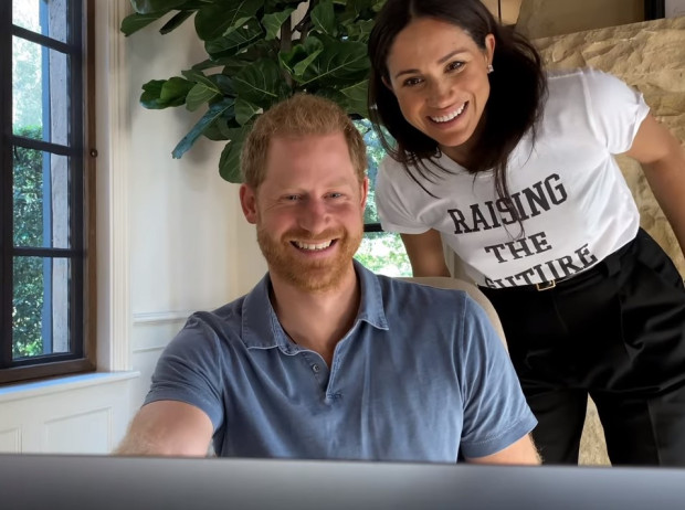 Meghan Markle and Prince Harry have taken on one of Ellen DeGeneres' chickens