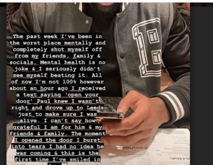 The reality star shared this worrying post