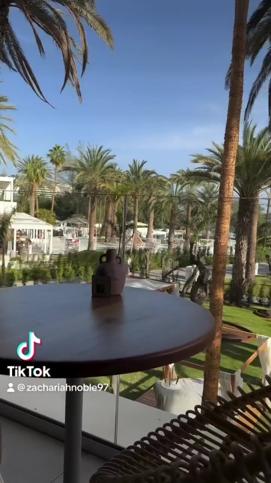 The Love Island 2023 stars filmed their balcony view