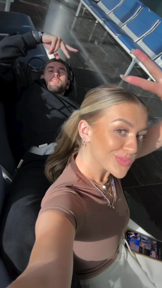 Zach Noble and Molly Marsh have given fans a glimpse of their Gran Canaria break