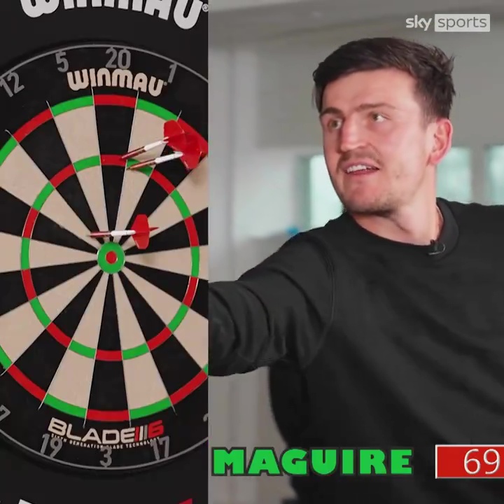Maguire impressed when he hit the treble 20