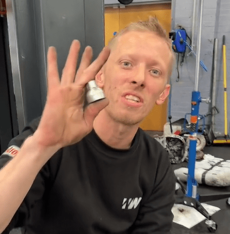 He told drivers to always know where to find the locking wheel nut