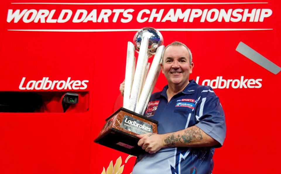 Taylor won sixteen world championships across his glittering career