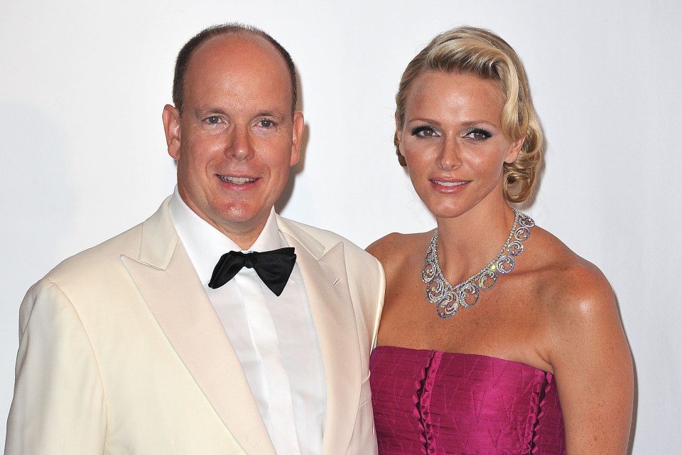 Princess Charlene isn’t often seen wearing the tiara, but was seen wearing it as a necklace to a Gala dinner in 2020