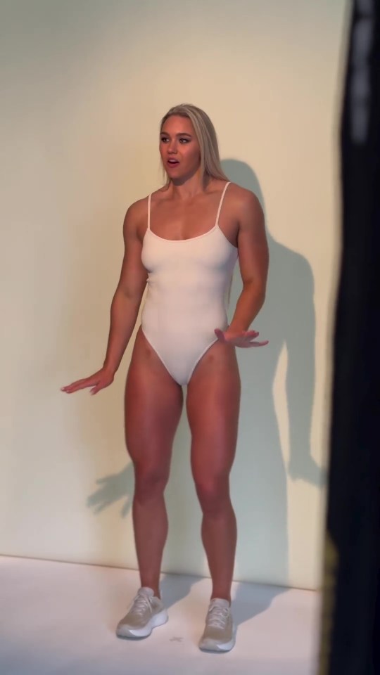 She danced in a swimsuit in a video on Instagram