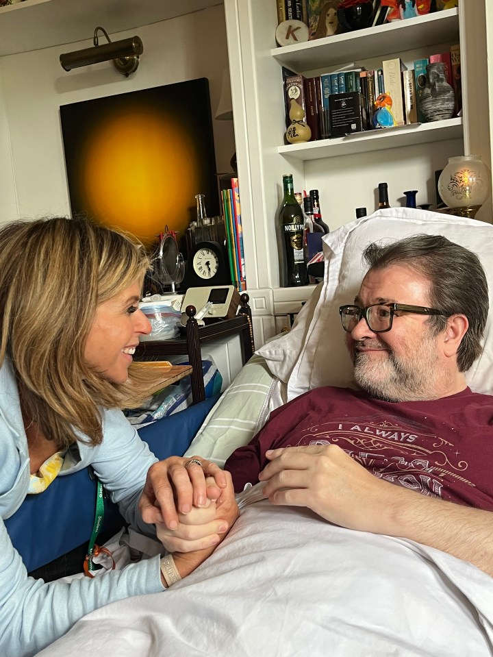 Kate Garraway cared for her husband’s every need after he was first struck down by Covid in March 2020