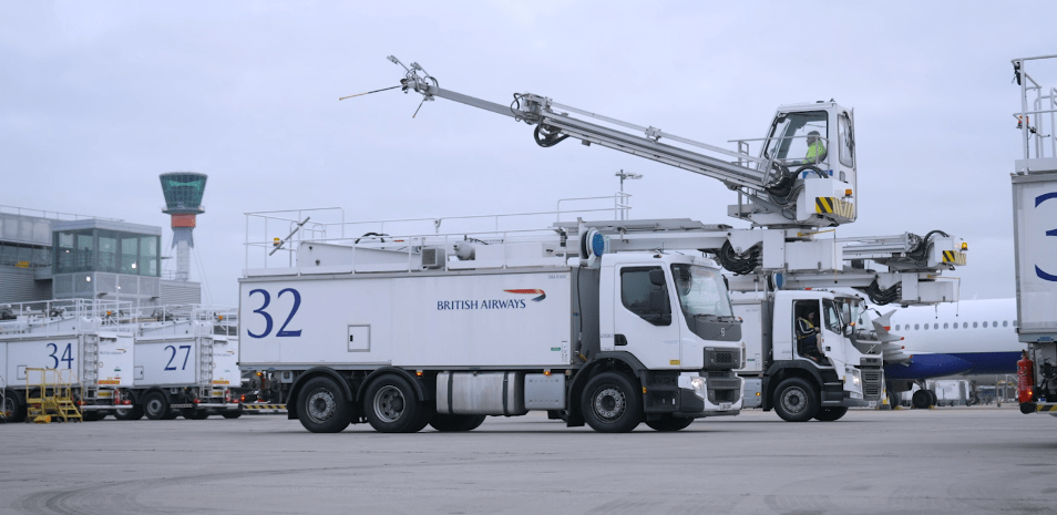 There are 28 British Airways rigs (pictured) currently at Heathrow Airport