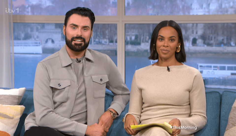 Rylan Clark returned to This Morning alonsgide Rochelle Humes on Monday