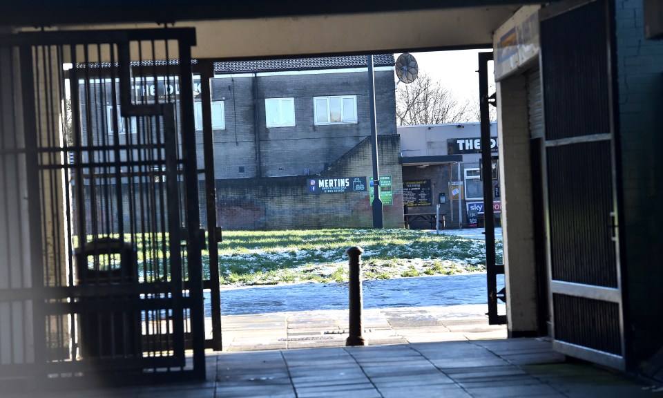 The shopping parade in Digmoor, Skelmersdale