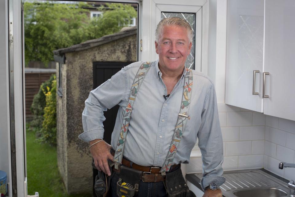 The Homes Under The Hammer host needed a mask to enter the property