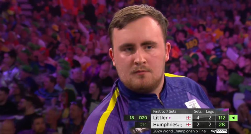 Luke Littler was beaten by Luke Humphries in the final