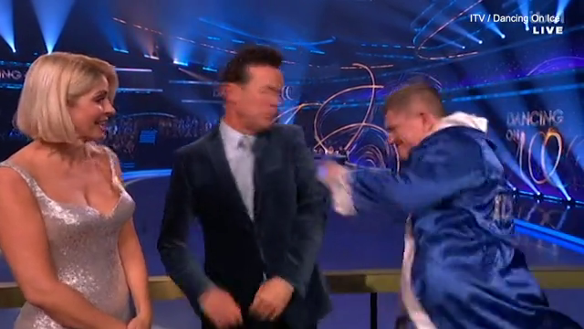 Ricky Hatton punched Stephen Mulhern after he wound him up