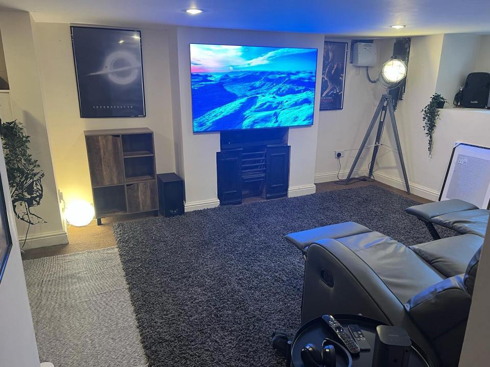 Paul has his own man cave