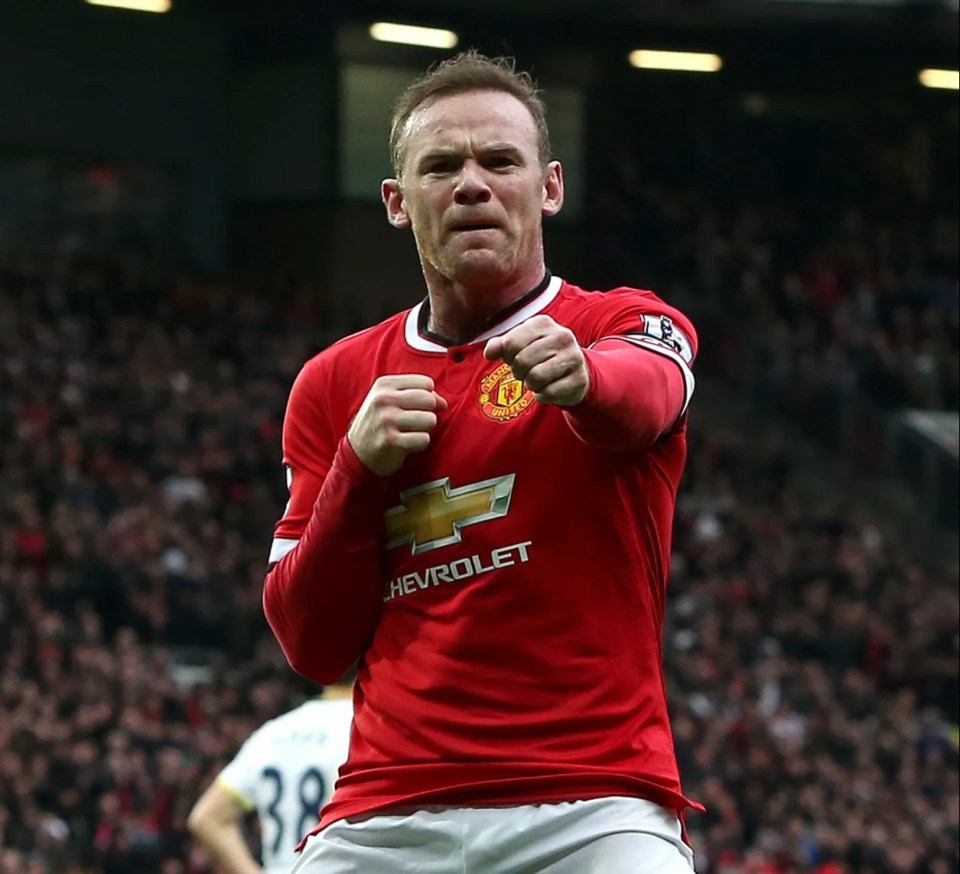 Rooney famously celebrated in the next game with a punching celebration