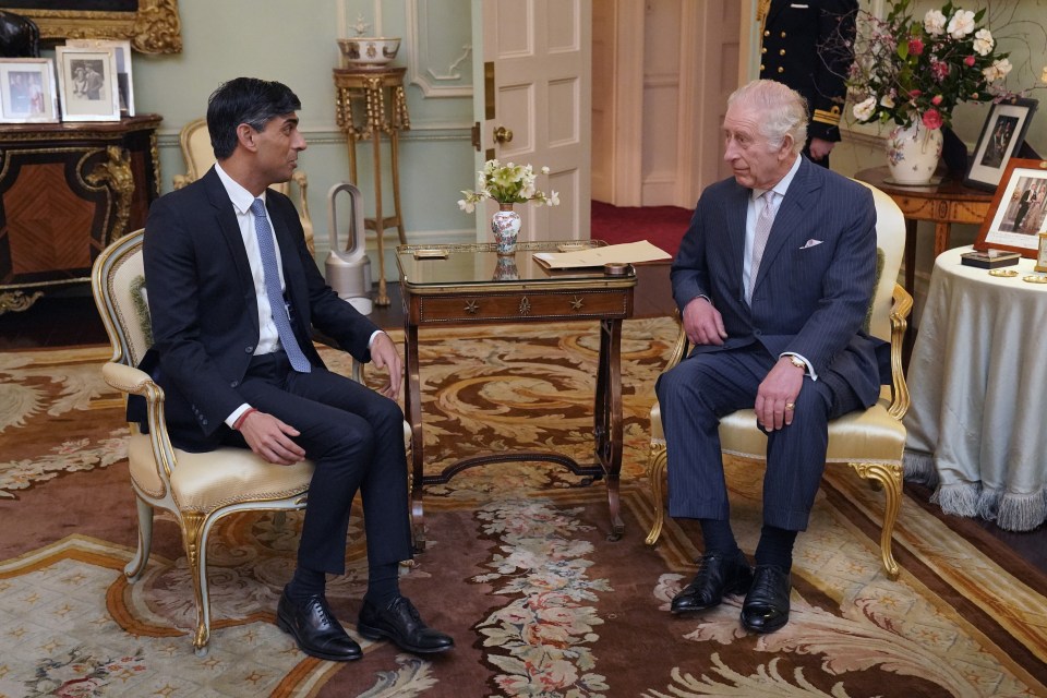 Their face-to-face took place at Buckingham Palace