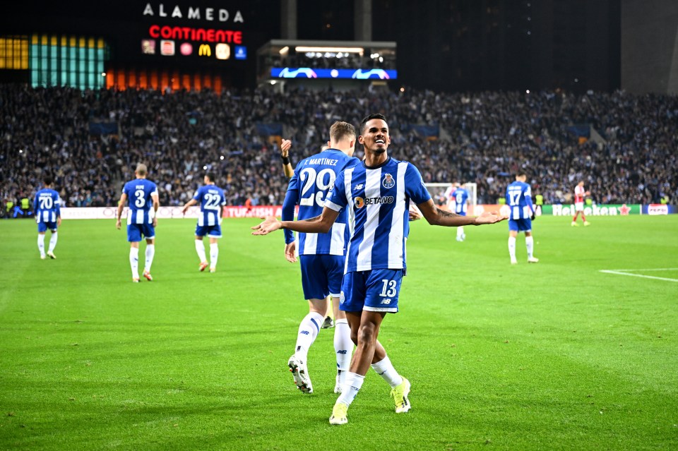 Porto take a lead to North London