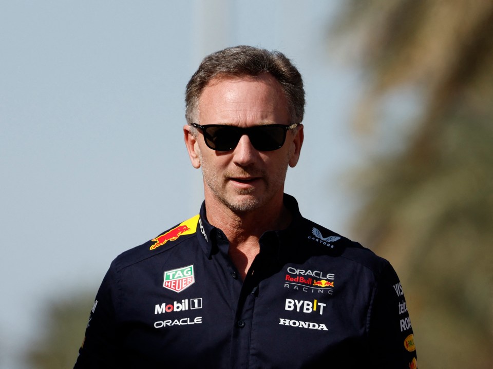 Horner pictured during testing at Bahrain International Circuit, Sakhir