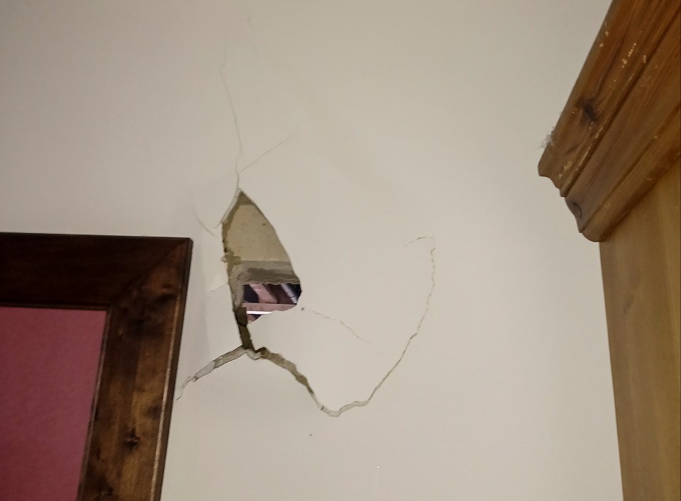 The couple were forced to fork out an extra £46,000 to repair Martin's work