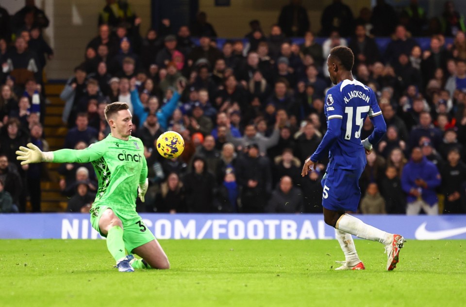 The striker squandered a great opportunity against Crystal Palace
