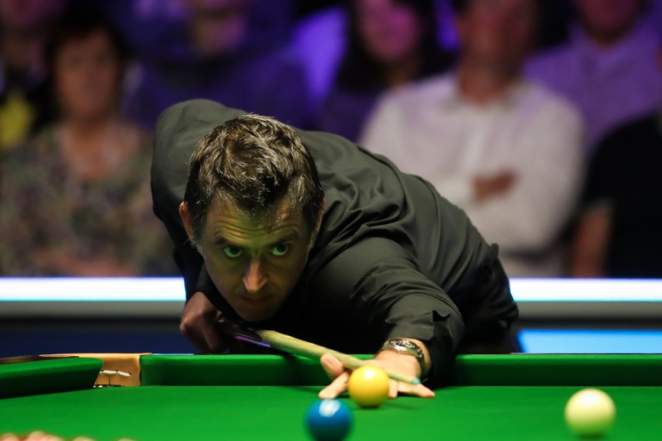 LLANDUDNO, WALES - FEBRUARY 16: Ronnie O'Sullivan of England plays a shot in the fourth round match against Ben Mertens of Belgium on day four of 2023 Betvictor Welsh Open at Venue Cymru on February 16, 2023 in Llandudno, Wales. (Photo by VCG/VCG via Getty Images)