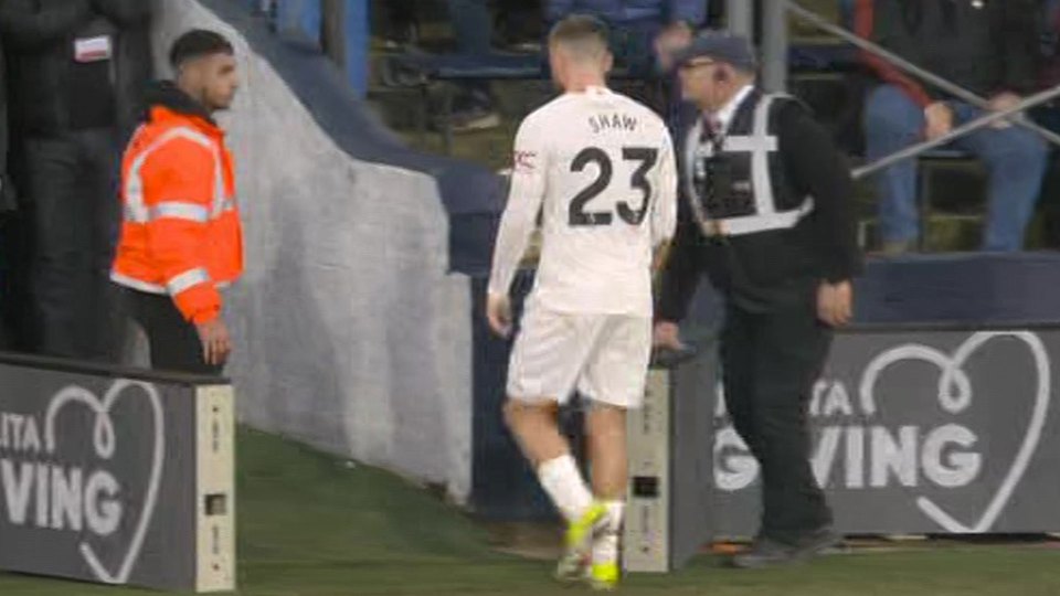 Shaw trudged down the tunnel injured