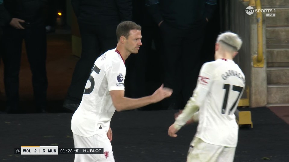Garnacho had been subbed off five minutes before Mainoo's late strike for Man Utd