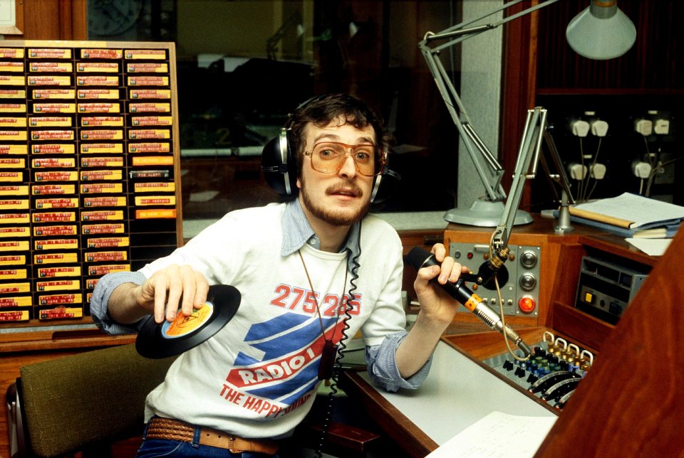 The radio legend, pictured in 1980, left was a much-loved radio star