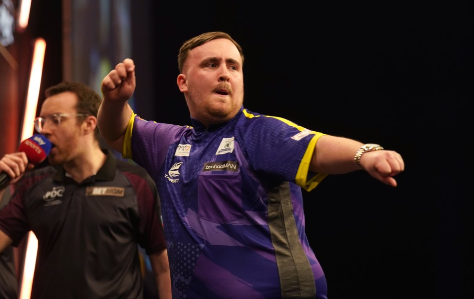 Littler beat Peter Wright to book his spot in the Premier League semi-finals