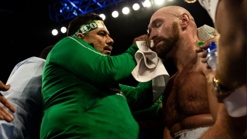 Tyson Fury's cutman says his horror wound will need at least '90 days' to heal