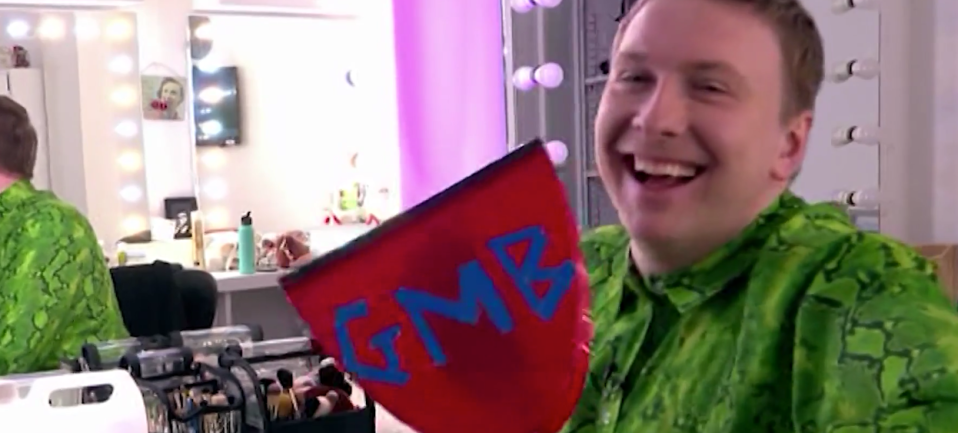 Joe Lycett found it amusing in the green room