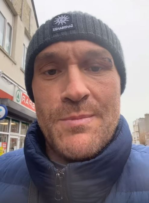 Tyson Fury got back to reality by returning home to Morecambe for the school run