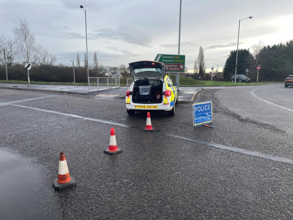 West Midlands Ambulance Service was called to the A44 in Spetchley, near Worcester