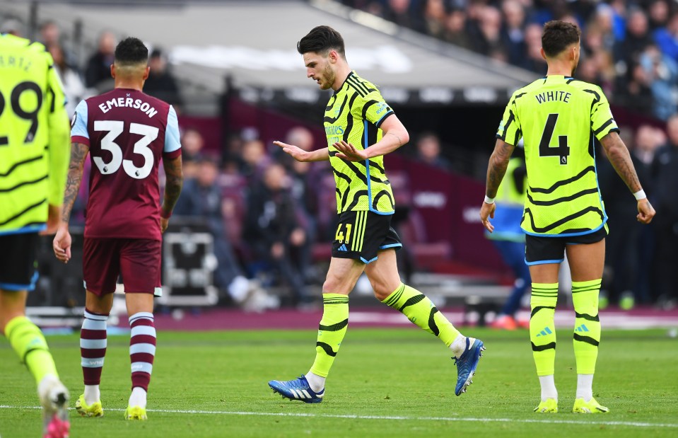 Former Hammers skipper Rice was the man of the moment