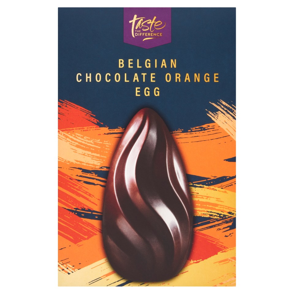 Sainsbury's Belgian Chocolate Orange Egg won most sustainable budget Easter egg