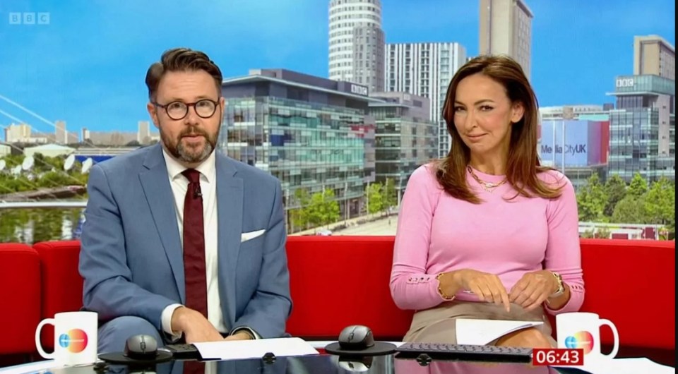 Jon and Sally host BBC Breakfast at the start of the week