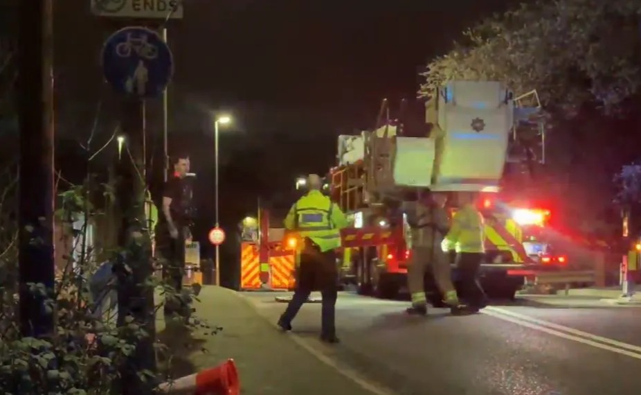 A major search operation was launched at the River Soar yesterday
