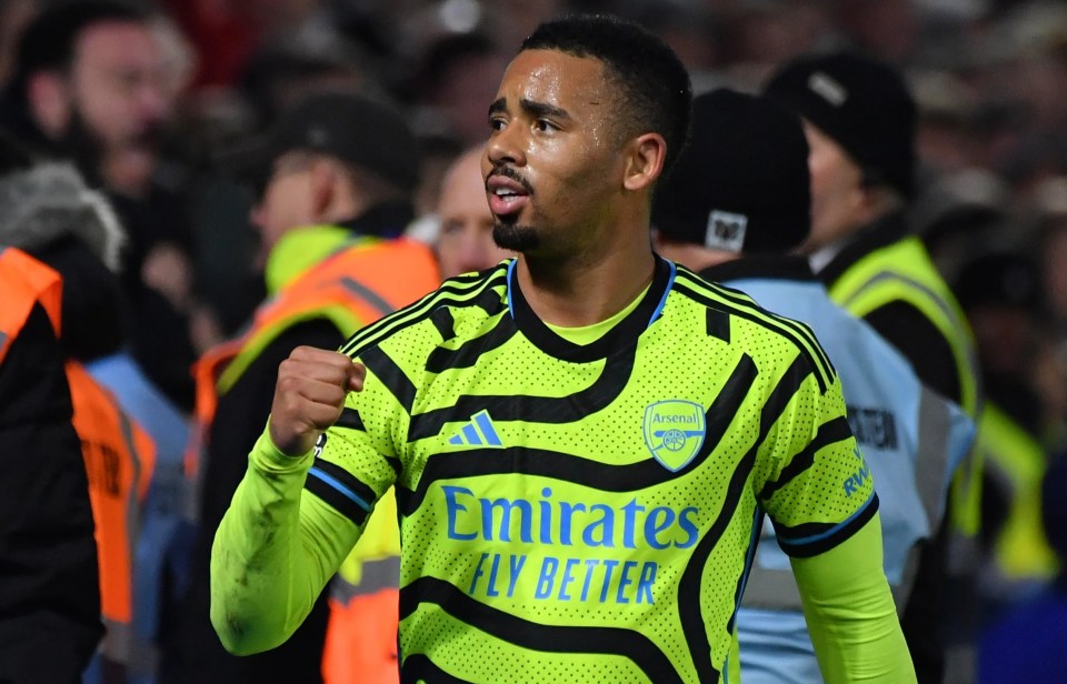 Gabriel Jesus is in contention to feature at the Emirates this weekend
