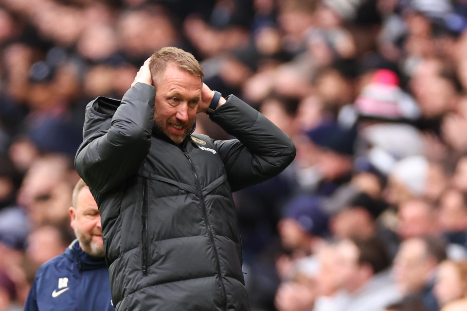 Graham Potter was sacked by the Blues last April