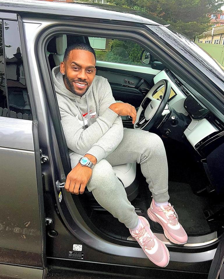 Richard was all smiles as he showed off his pricey purchase over the weekend