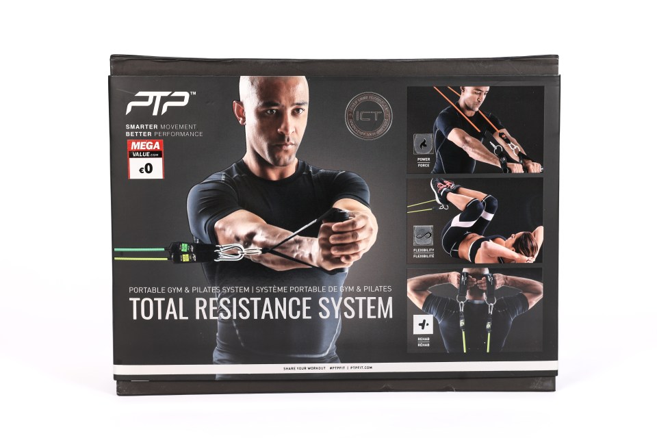 The kit comes with workout examples