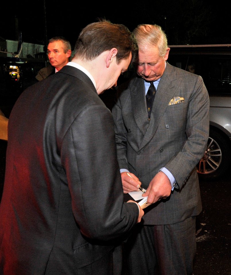 Royals are never meant to sign autographs - but King Charles made an exception