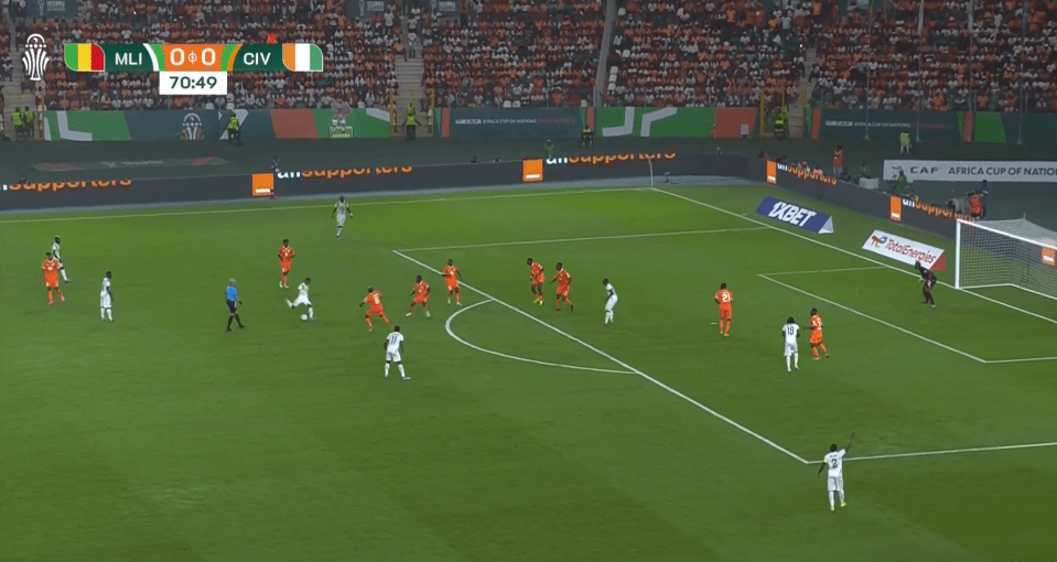 The playmaker let fly from distance to break the deadlock in the Afcon quarter-final