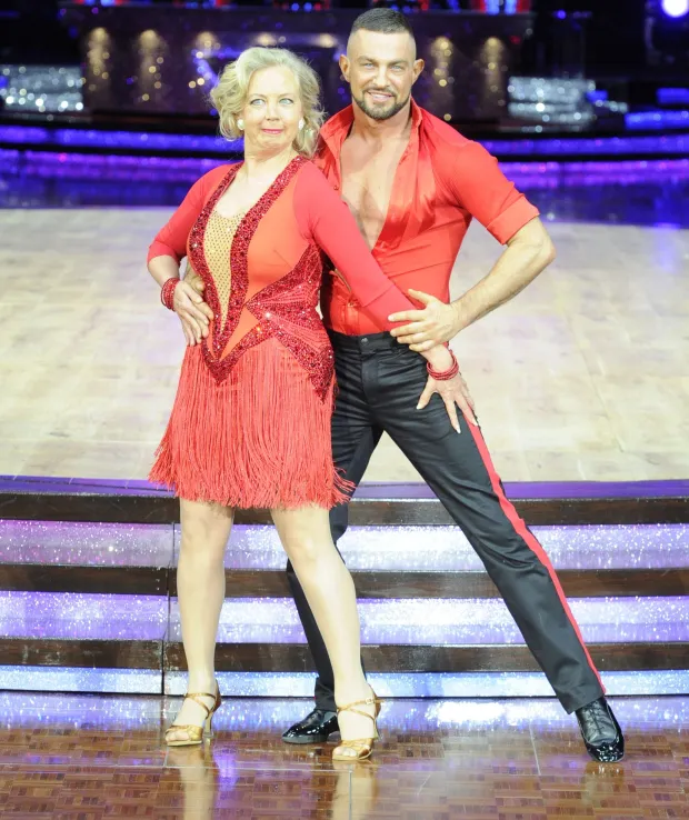 Robin and Deborah Meaden pictured together on the show