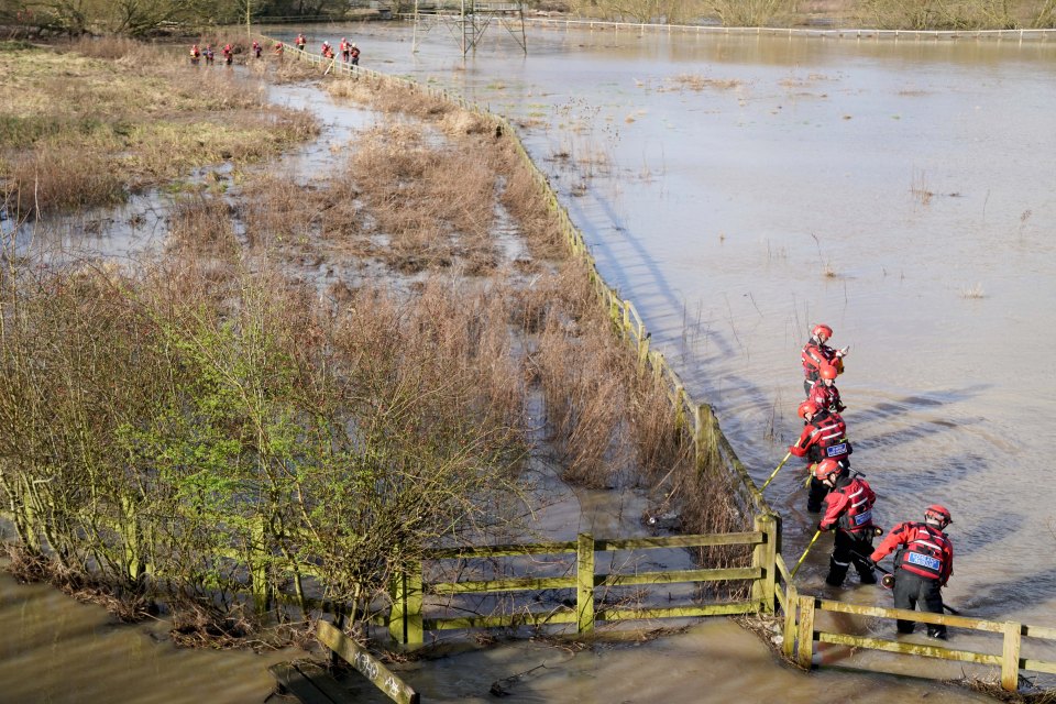 Cops are using specialist divers within the river