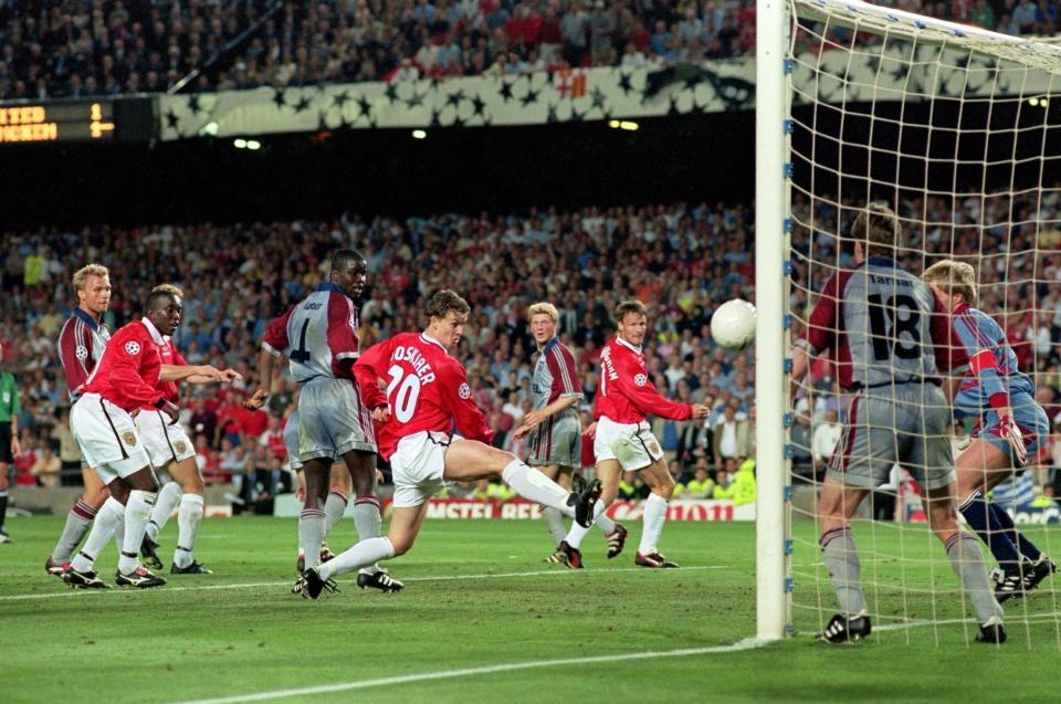 Solskjaer famously broke Bayern hearts in the 1999 Champions League final