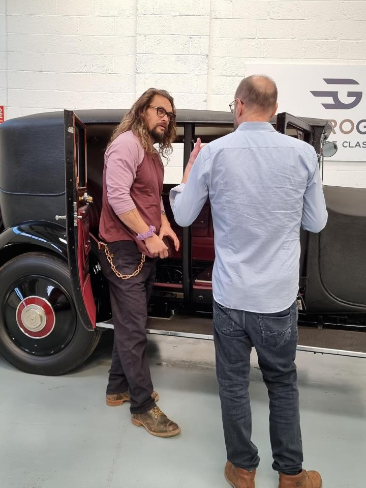Electrogenic director Steve Drummond said it was 'a lot of fun' working with Momoa